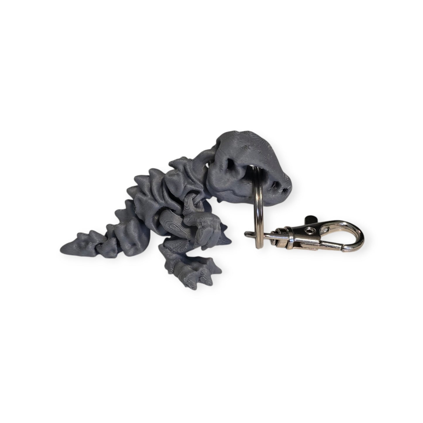 Articulates T-Rex Skeleton Dinosaur Keychain